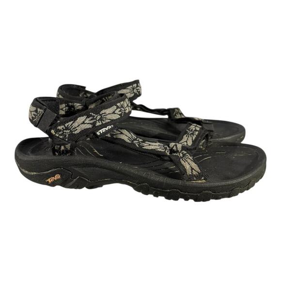 Teva Other - Teva Outdoor Hiking Sandals Men’s 9 Black Gray Hook & Loop Lightweight Trek